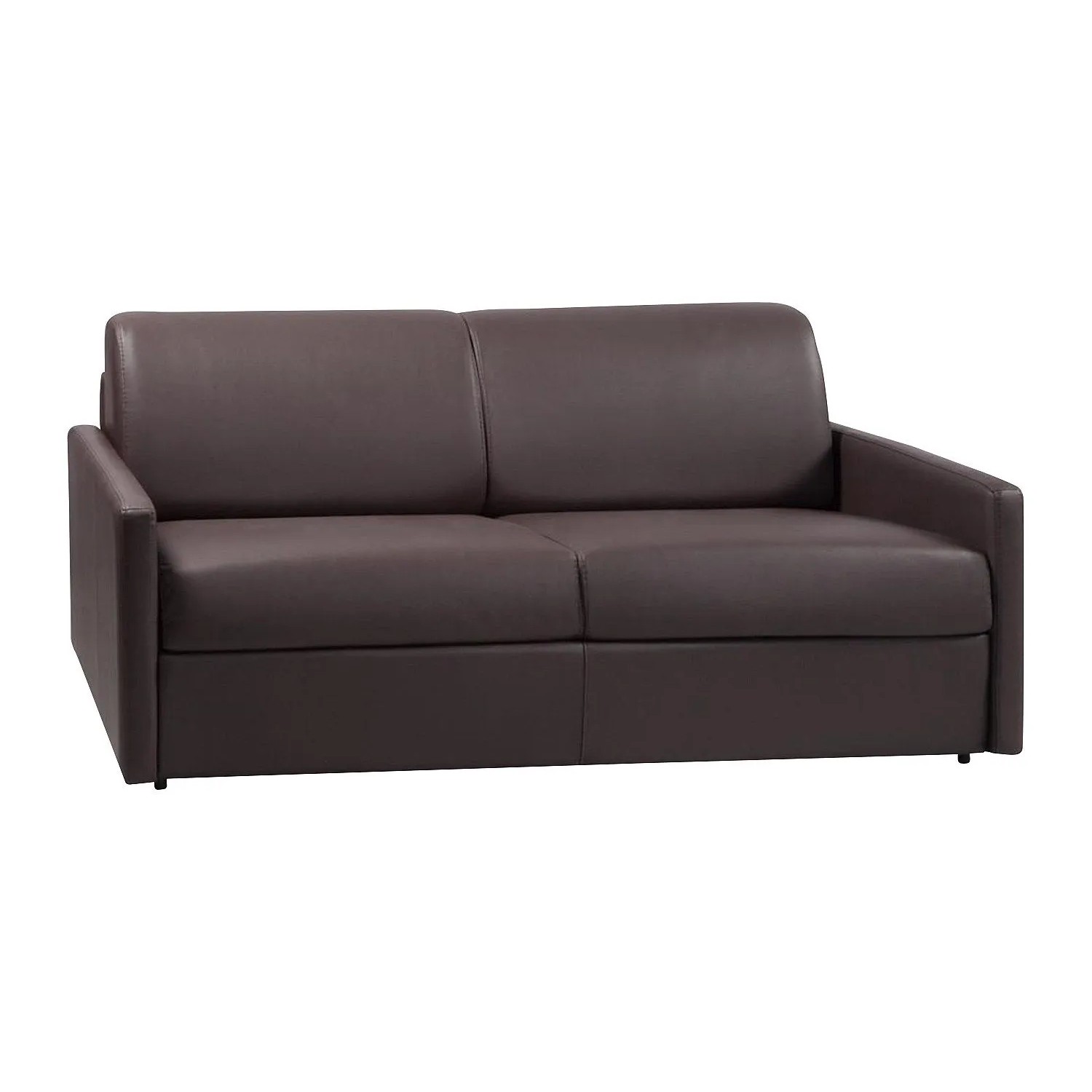 Vente-unique Schlafsofa Calife Braun 190 cm