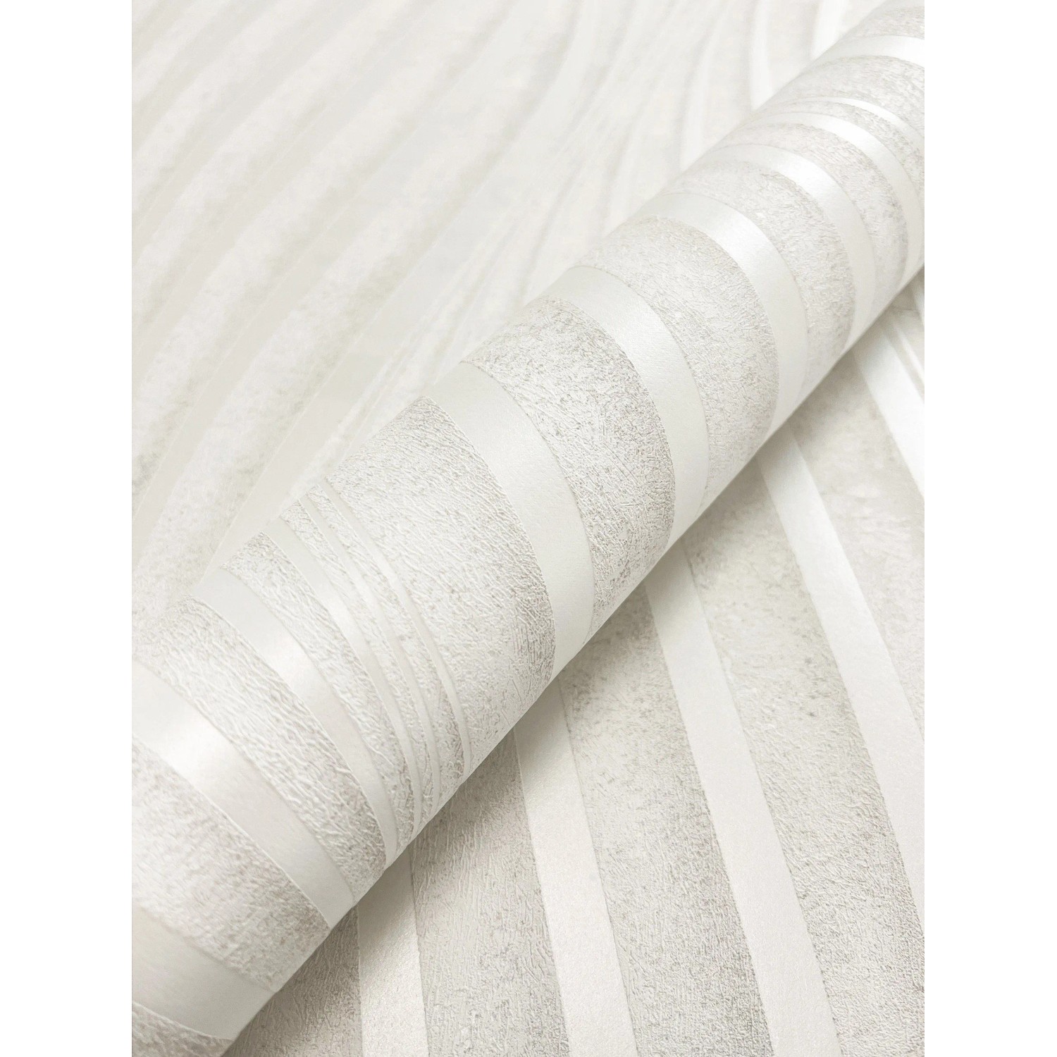 Newroom Vliestapete Armani White Wellen Modern FSC® günstig online kaufen