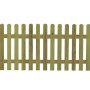 Druckimprägnierter Staketenzaun Norki, 80x200 cm, aus Nadelholz für den Garten.