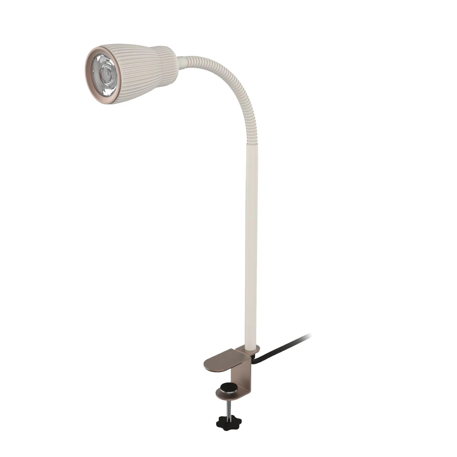 Briloner Klemmleuchte Riff Warmweiß 46 cm Warm Grey Coffee