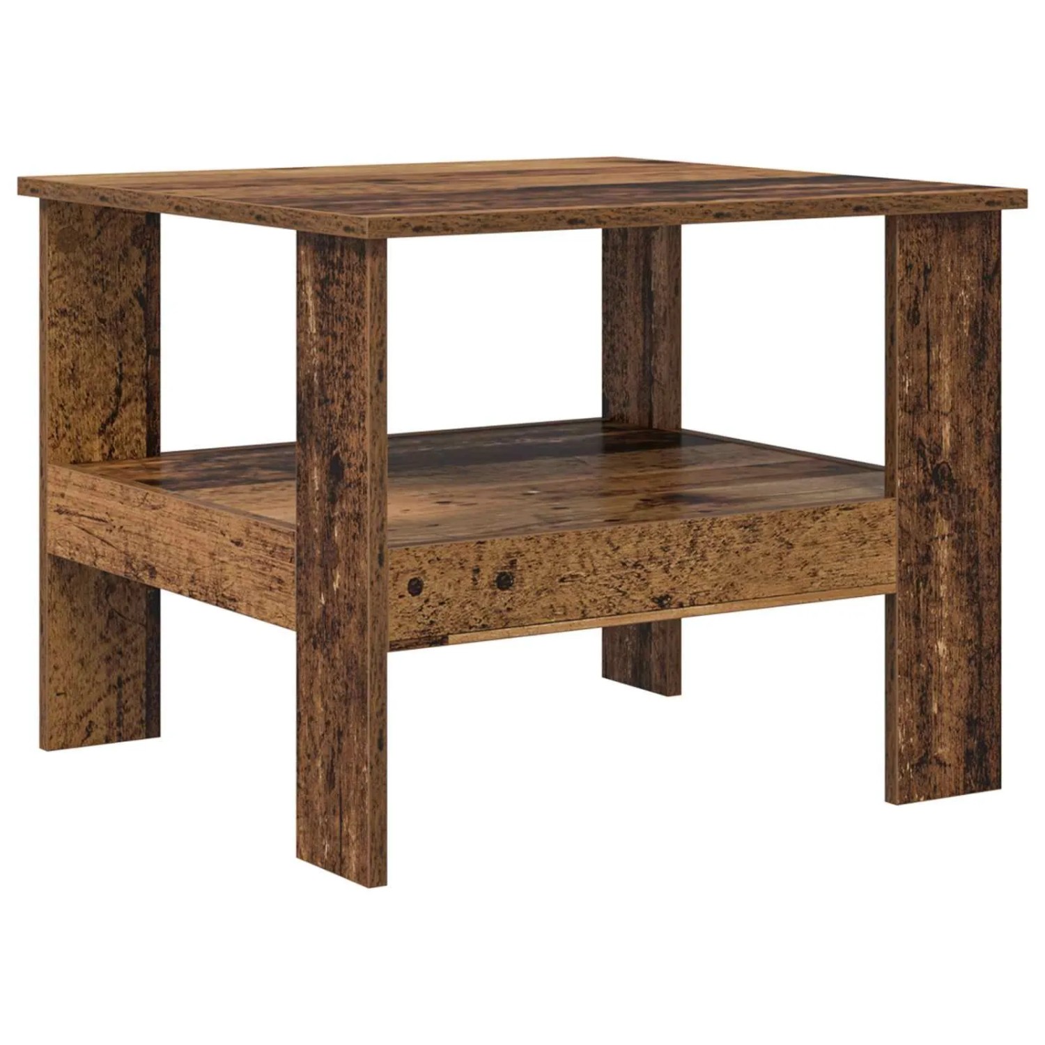 vidaXL Couchtisch Altholz 57 x 55 x 45 cm Holzwerkstoff 8000250 günstig online kaufen