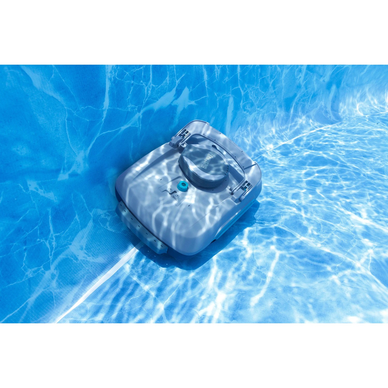 Bestway AquaTronix Pro G300 Poolroboter im Pool, automatische Reinigung von Boden und Oberfläche.