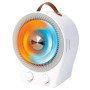 2in1 Heizlüfter und Ventilator: Elektrisches Heizgerät mit Tragegriff für den Innenbereich.