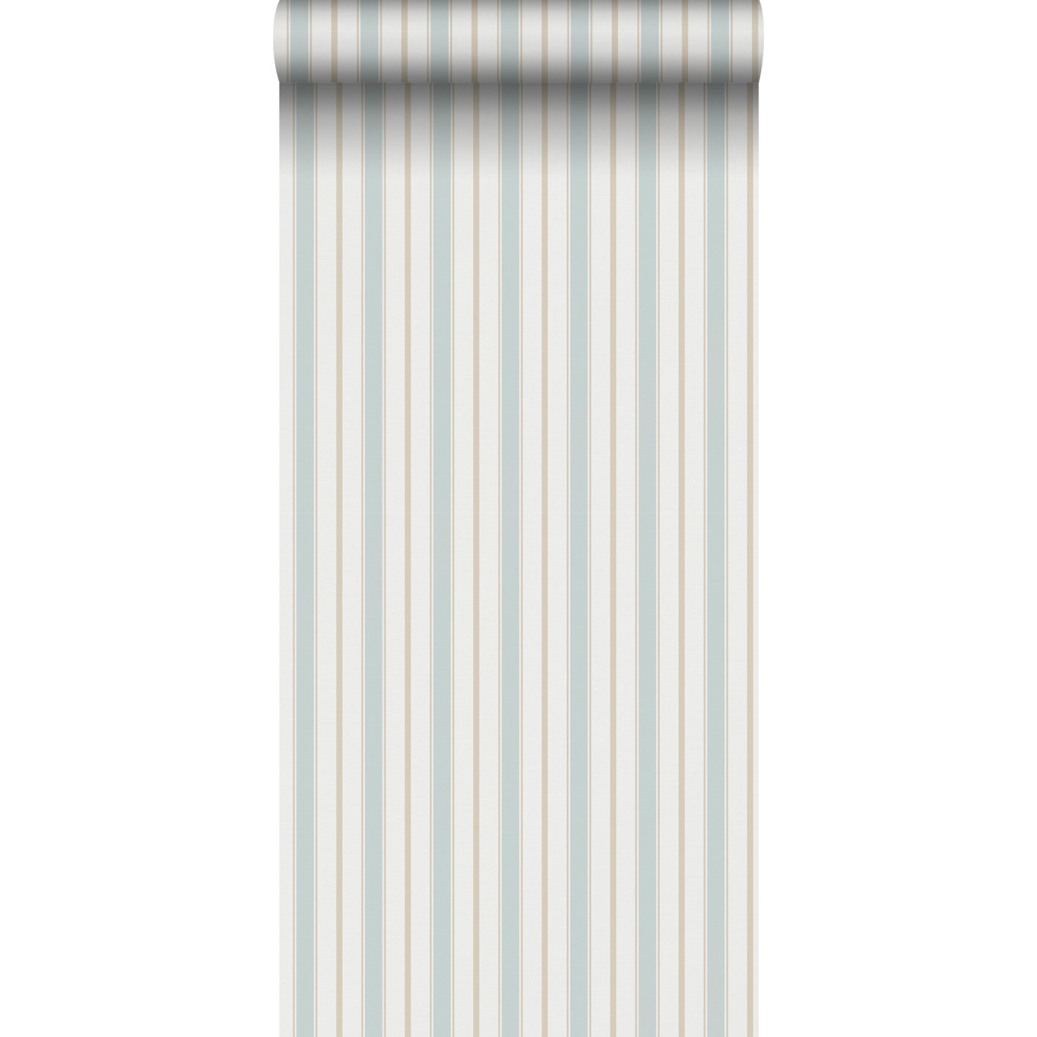 Sanders & Sanders Tapete Streifen Hellblau Und Beige 53 Cm X 1005 Cm 640702 günstig online kaufen