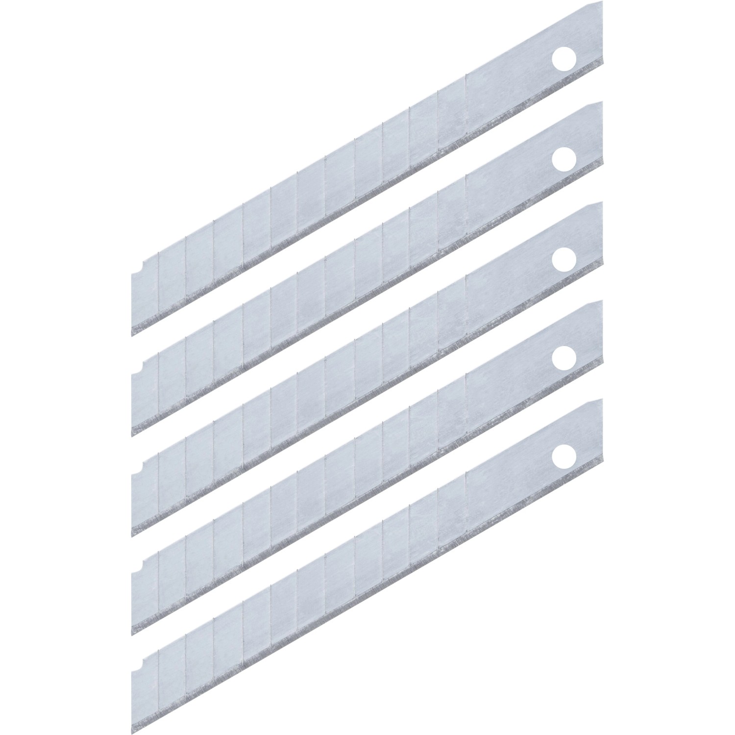 LUX Abbrechklingen Trapez 9 mm, 10 Stück, für Cuttermesser.