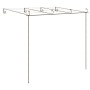 DELUKE Pergola Aus Eisen RITTO 4x3x2,5m Antik-Braun Rankhilfe Pergola Aus Metall Bausatz Freistehend Sonnenschutz Gartendeko Gartenpergola_4