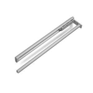 SOTECH Aluminium Handtuchhalter TED 1 Armig 450 bis 730 mm Ausziehbar EV1 Eloxiert