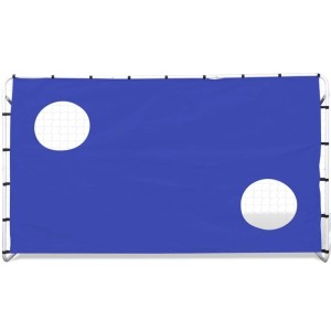 vidaXL Fußballtor mit Torwand 240x92x150 cm Stahl Hochwertig 90573