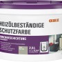 OBI Heizölbeständige Schutzfarbe, Grau, 2,5 l, seidenglänzend. Spezialfarbe für Auffangwannen und Fußböden.