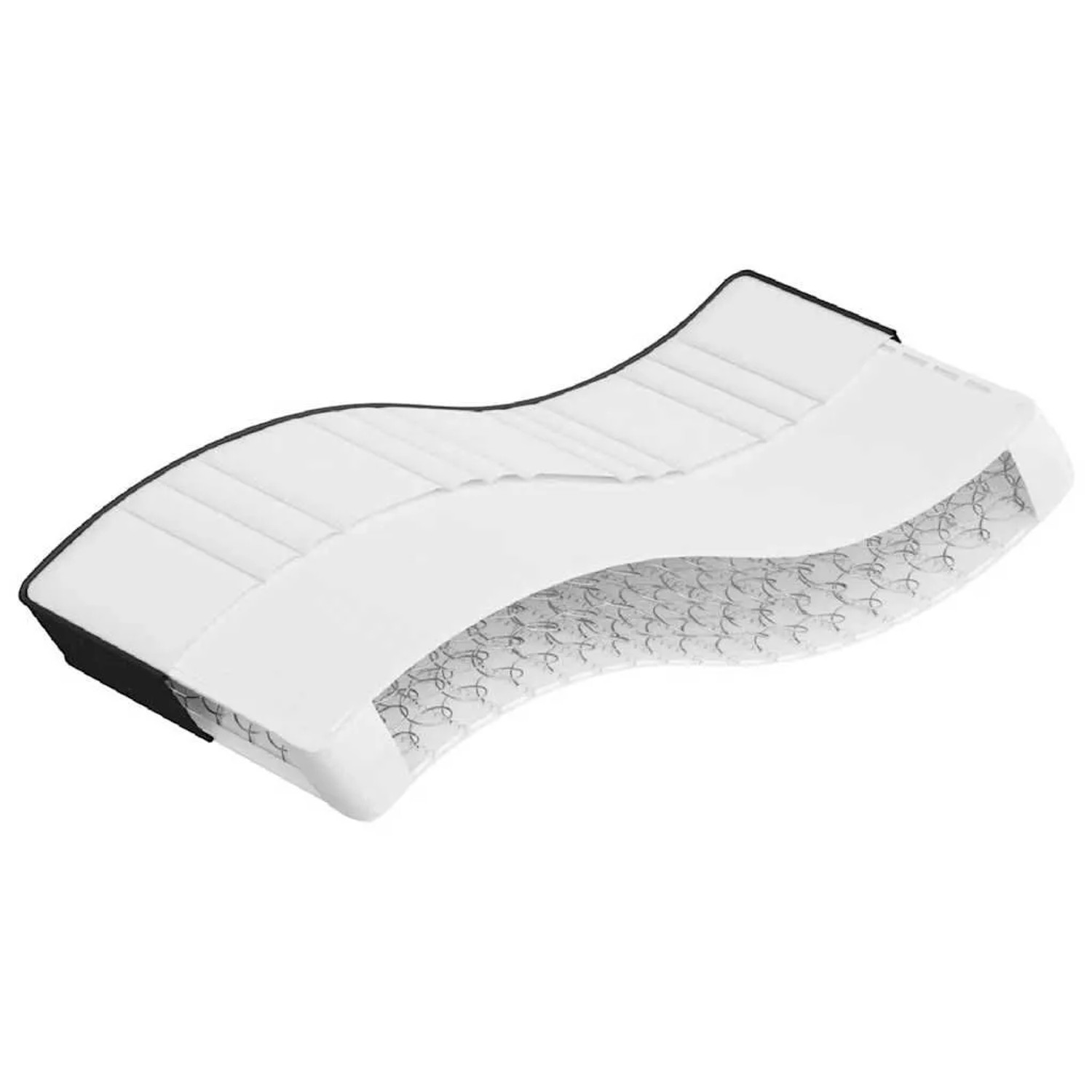 vidaXL Matratze Bonnell-Federkern Mittel 70x200 cm 372937