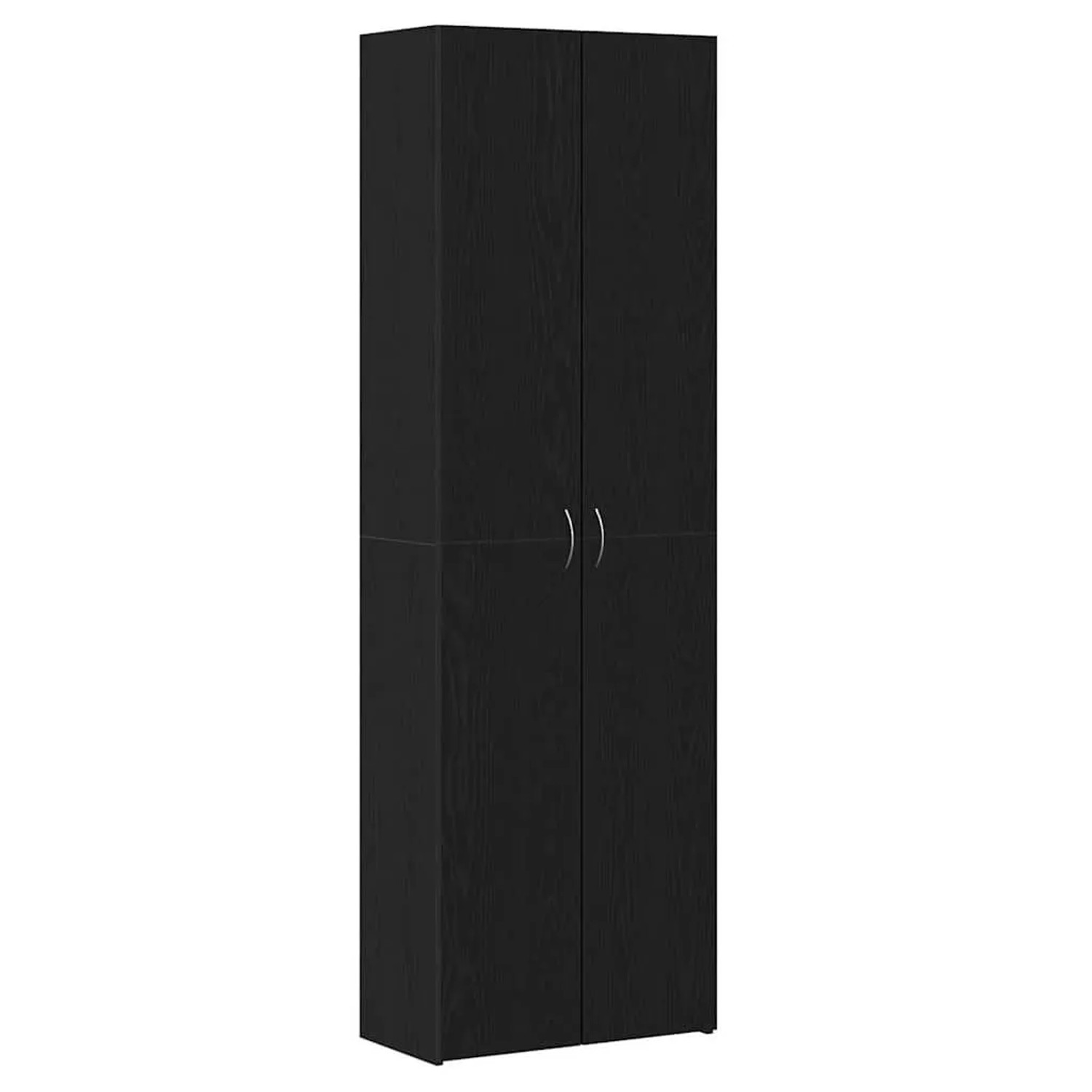 vidaXL Büroschrank Schwarz Eichen-Optik 60 x 32 x 190 cm Holzwerkstoff 3329298