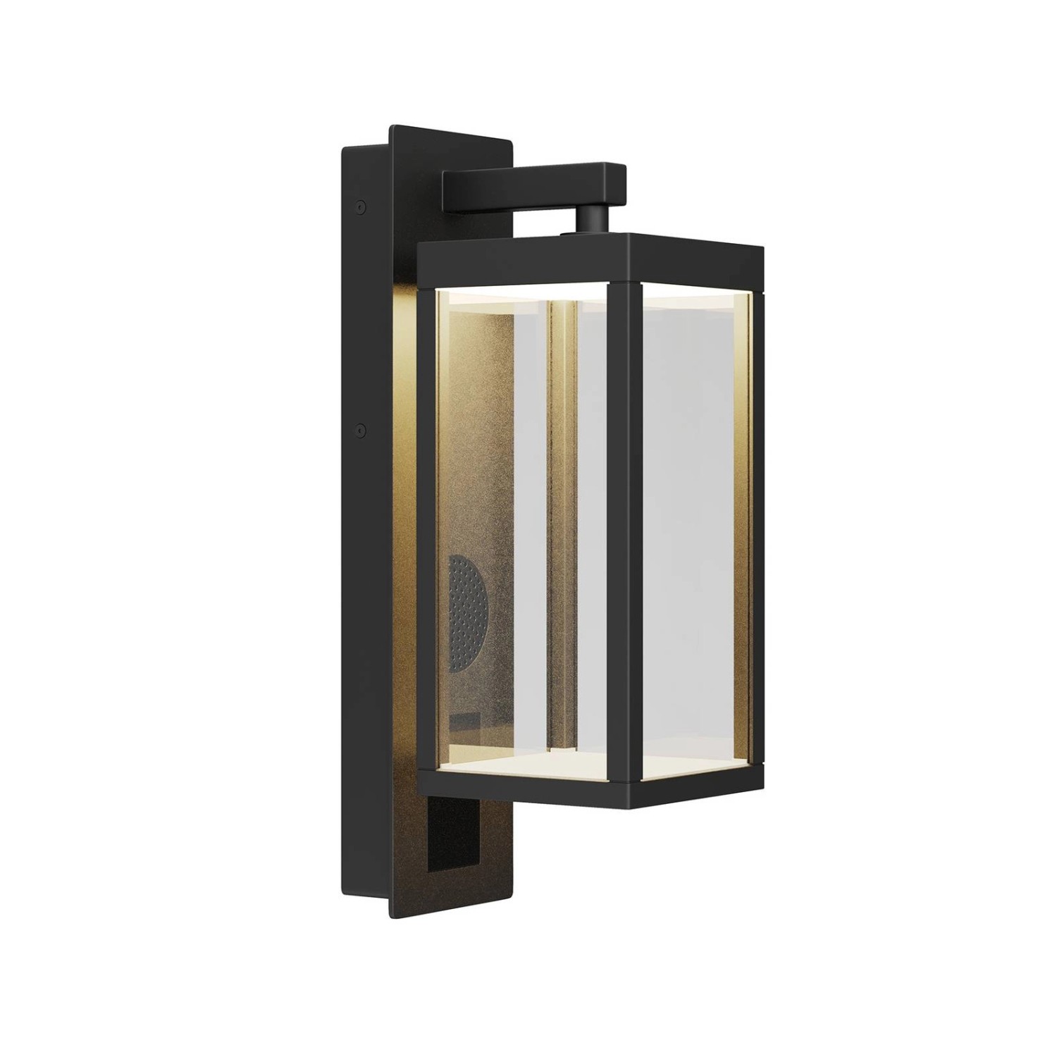 Lucande LED Wandleuchte Außen Ferdinand 9619273 Spritzwassergeschützt Modern in Schwarz aus Aluminium 1-flammig
