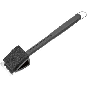 Jamestown Grillbürste 3-in-1: Grillutensil mit Bürste, Schaber und Schwamm für die Grillreinigung.