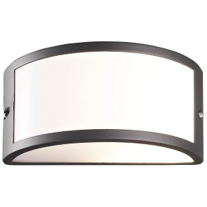 Dapo Basel Außenwandleuchte, Aluminium-Druckguss, E27 Fassung, für Lampen & Leuchten.