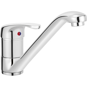baliv Küchenarmatur KI-5090 Chrom, Einhebelmischer für Spültisch, verchromt.