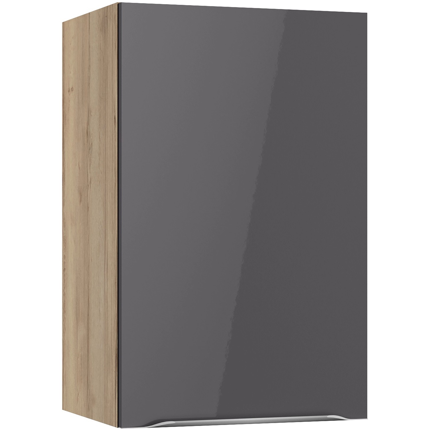 Optifit Oberschrank Linus984 45 cm x 70,4 cm x 34,9 cm Anthrazit-Wildeiche günstig online kaufen