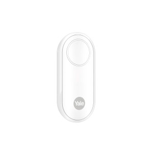 Weißer Yale Panikknopf für Smart Alarmanlagen, multifunktional.