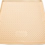 Beige Gummi Kofferraumwanne für VW Passat B6 Variant (2005-2010), Autozubehör.