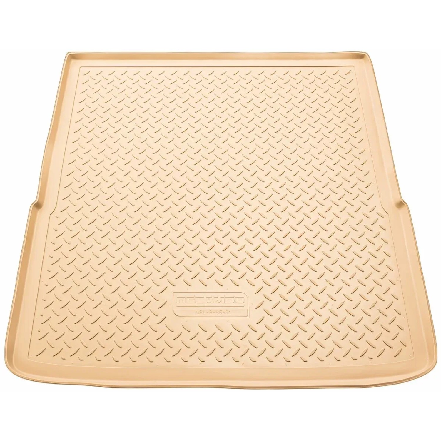 Beige Gummi Kofferraumwanne für VW Passat B6 Variant (2005-2010), Autozubehör.