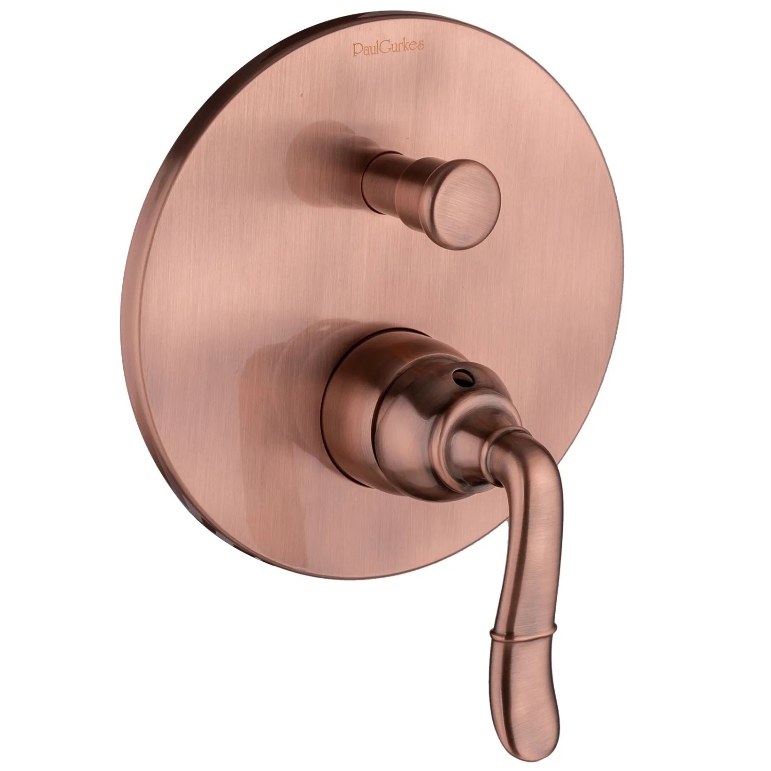PaulGurkes Unterputz Armatur Kupfer Rote Bronze 2-Wege Mischbatterie Retro