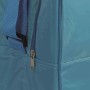 Detailaufnahme: Blaue Connabride Kühltasche (17 l) mit Reißverschluss und Tragegurt.