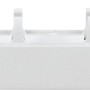 Weißer Homematic IP Fenster- und Türkontakt, kompakter Sensor aus Kunststoff für Hausautomation.