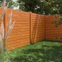 Lackiertes Sichtschutzzaunelement Faro aus Pinie, 180x180 cm, für den Garten.