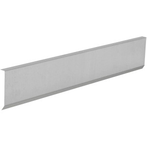 Kappleiste aus Aluminium, Natur, 70 mm x 1000 mm, für Dachbleche.