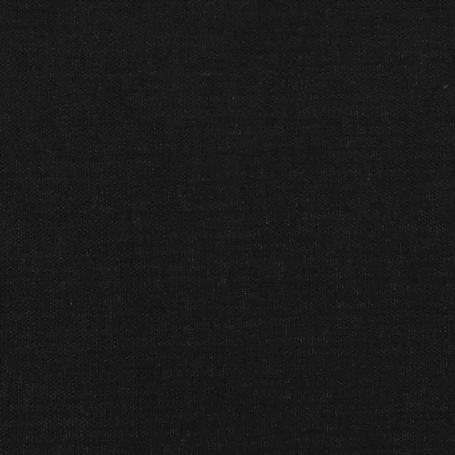 Schwarzes Stoff-Bettgestell 80x200 cm mit Kopfteil, Detailansicht.
