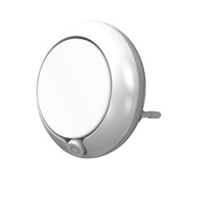 Osram LED-Nachtlicht Lunetta Round, 0,3W, warmweiß, mit Tag-/Nachtsensor und Ein-/Ausschalter.