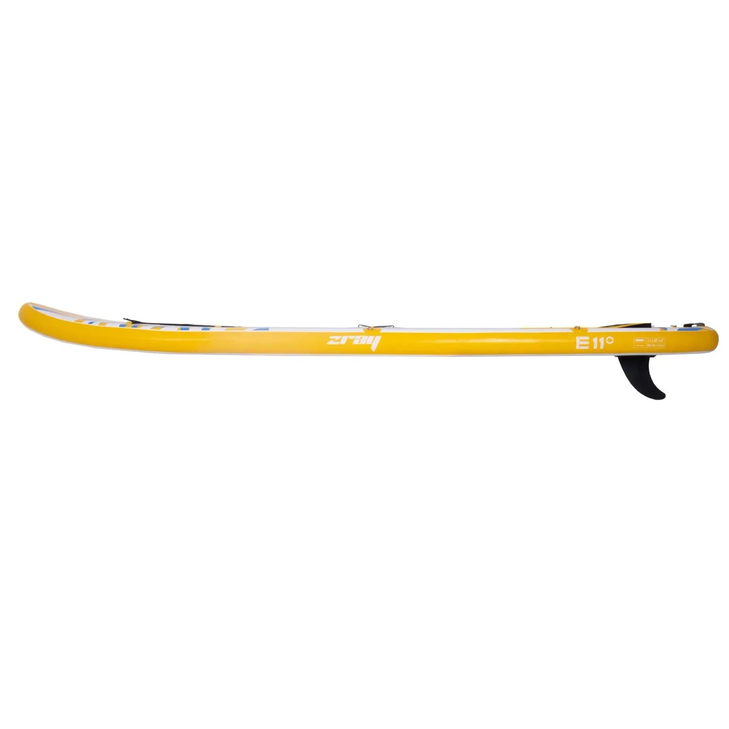 ZRAY Stand Up Paddle Board E11, gelb, 335 cm, mit Finne. Wassersport-Ausrüstung.