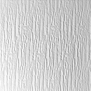 Weiße Deckenplatte Hamburg, 50x50 cm, mit vertikalem Rillenmuster.