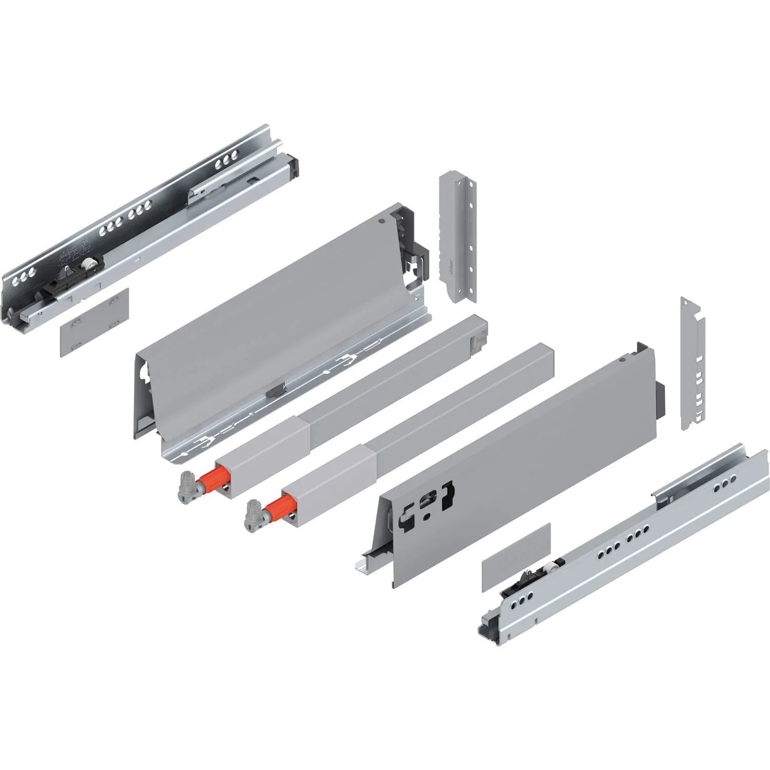 Blum D-Reling Tandembox antaro Vollauszug Blumotion 300 mm 30 kg Grau 1 Paar