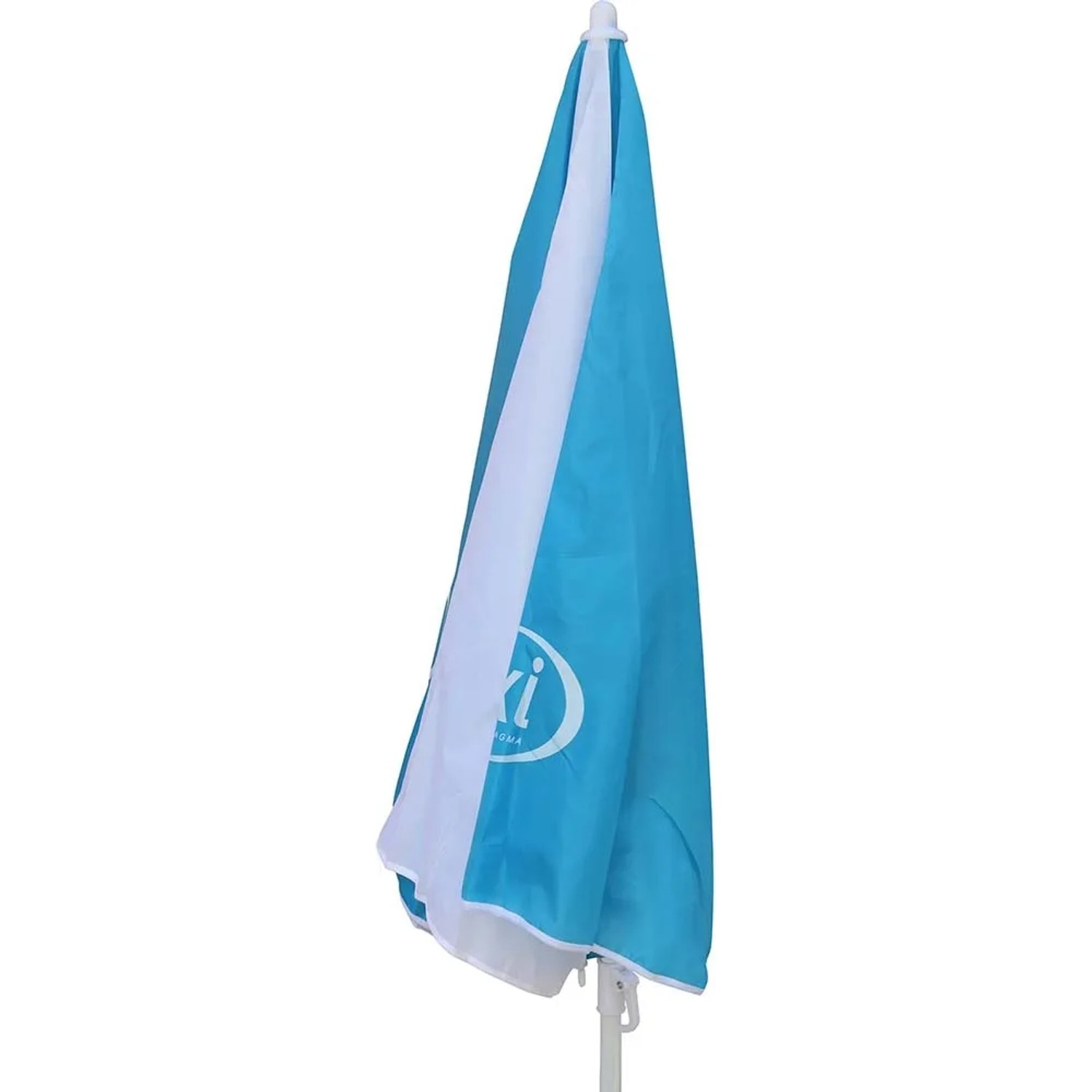 Axi Sonnenschirm, Ø 125 cm, blau-weiß, für Spielgeräte und Picknicktische.