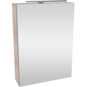 Fackelmann Spiegelschrank SBC Alaska Esche 50 cm mit Beleuchtung und Softclose.