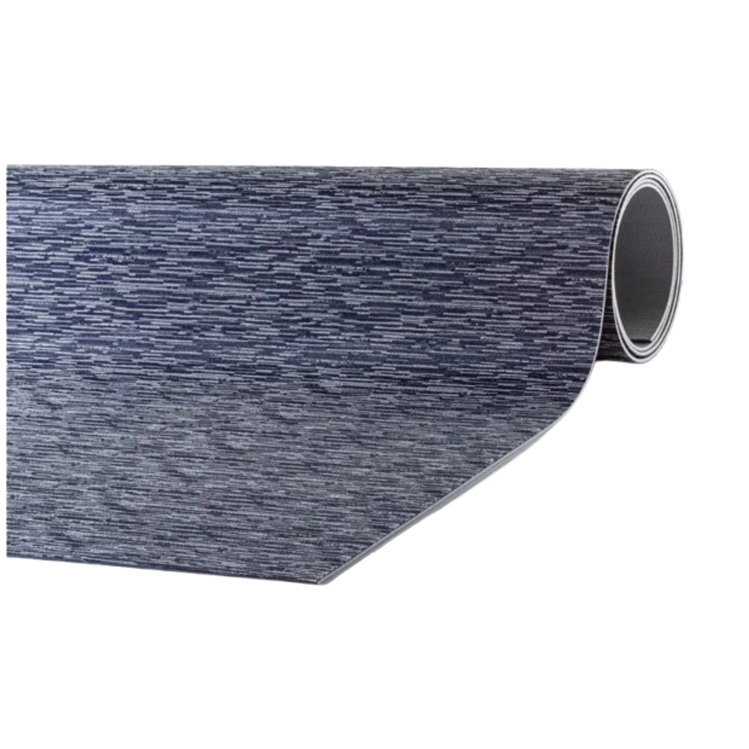 Peyer Syntex Mira Jacquard Teppich Uni Farbe Blau 80 x 200 cm günstig online kaufen