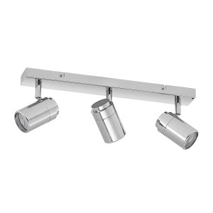 Lindby Strahler Remilan 9628133 Modern in Chrom aus Metall 3-flammig GU10 Wohnzimmerleuchte