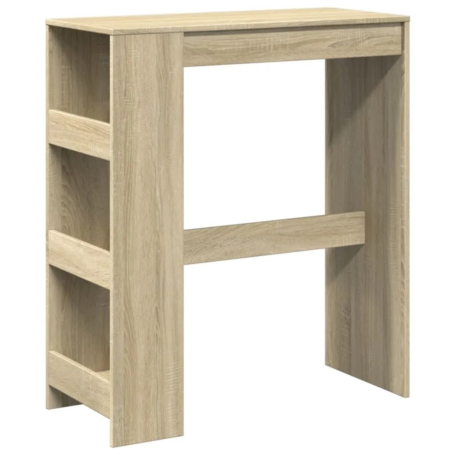 vidaXL Bartisch mit Regal Sonoma-Eiche 90x40x103,5 cm Holzwerkstoff 854375 günstig online kaufen