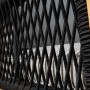 Detailaufnahme: Geflecht und Polster des Greemotion Lounge-Sets Monaco.