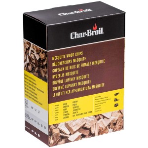 Char-Broil Räucherchips Mesquite im Karton, Grillzubehör für intensiven Rauchgeschmack.