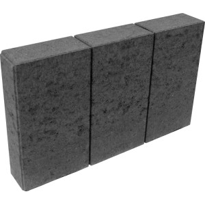 EHL Palibord Tulo Rechteck, 8x30x50 cm, Anthrazit, für Einfassungen und Mauersysteme.
