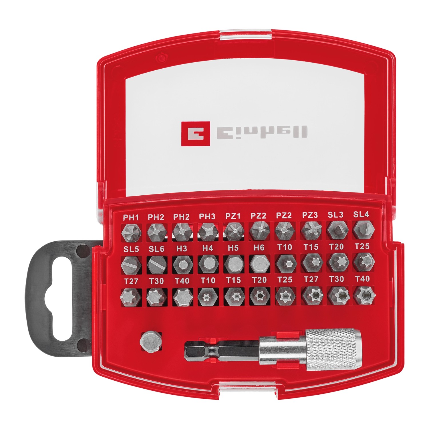 Einhell Bit-Set CrV-Stahl mit Gürtelclip 32-teilig günstig online kaufen