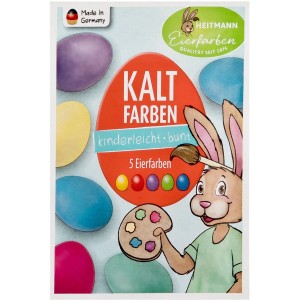 Brauns-Heitmann Eierfarben Kaltfarben mit 5 Farben zum Ostereier färben.