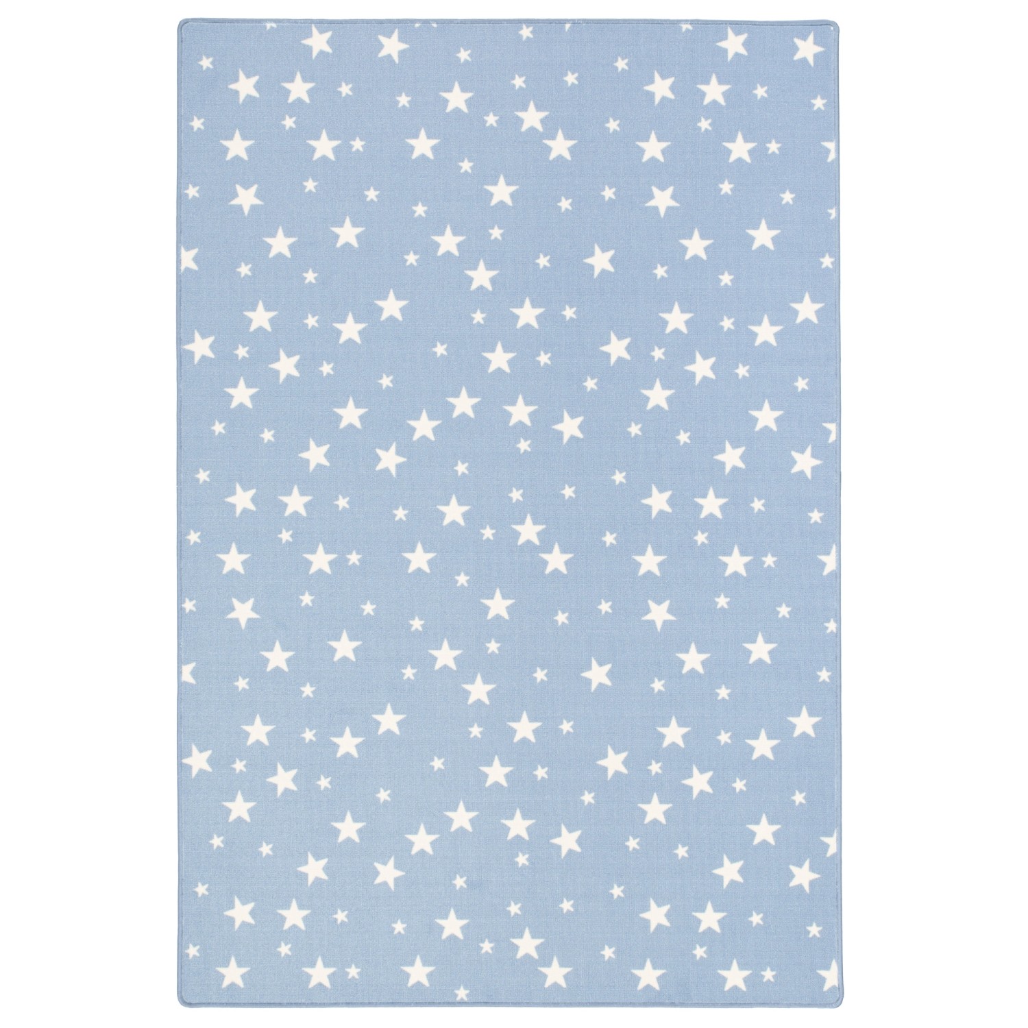 Snapstyle Kinder Spiel Teppich Sterne Blau 200x200cm günstig online kaufen