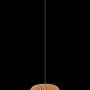 Globo Hängeleuchte Houdini Natur, Ø 35 cm, beige Seil-Optik. Pendelleuchte für Wohnräume.