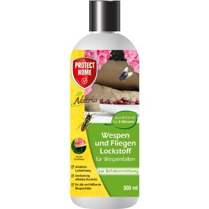 Protect Home Natria Wespen und Fliegen Lockstoff für Wespenfallen, 500ml Flasche.