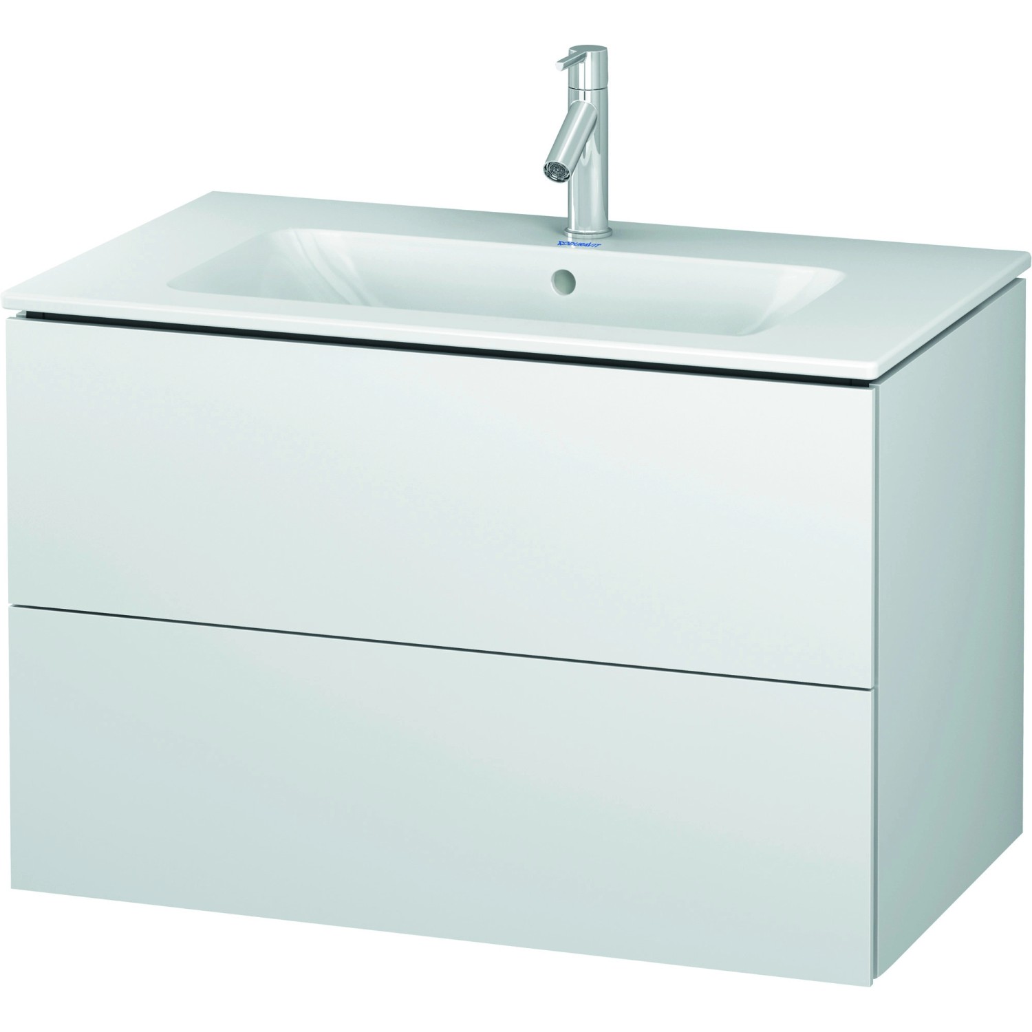 Duravit Waschbeckenunterschrank L-Cube Weiß matt 82 cm