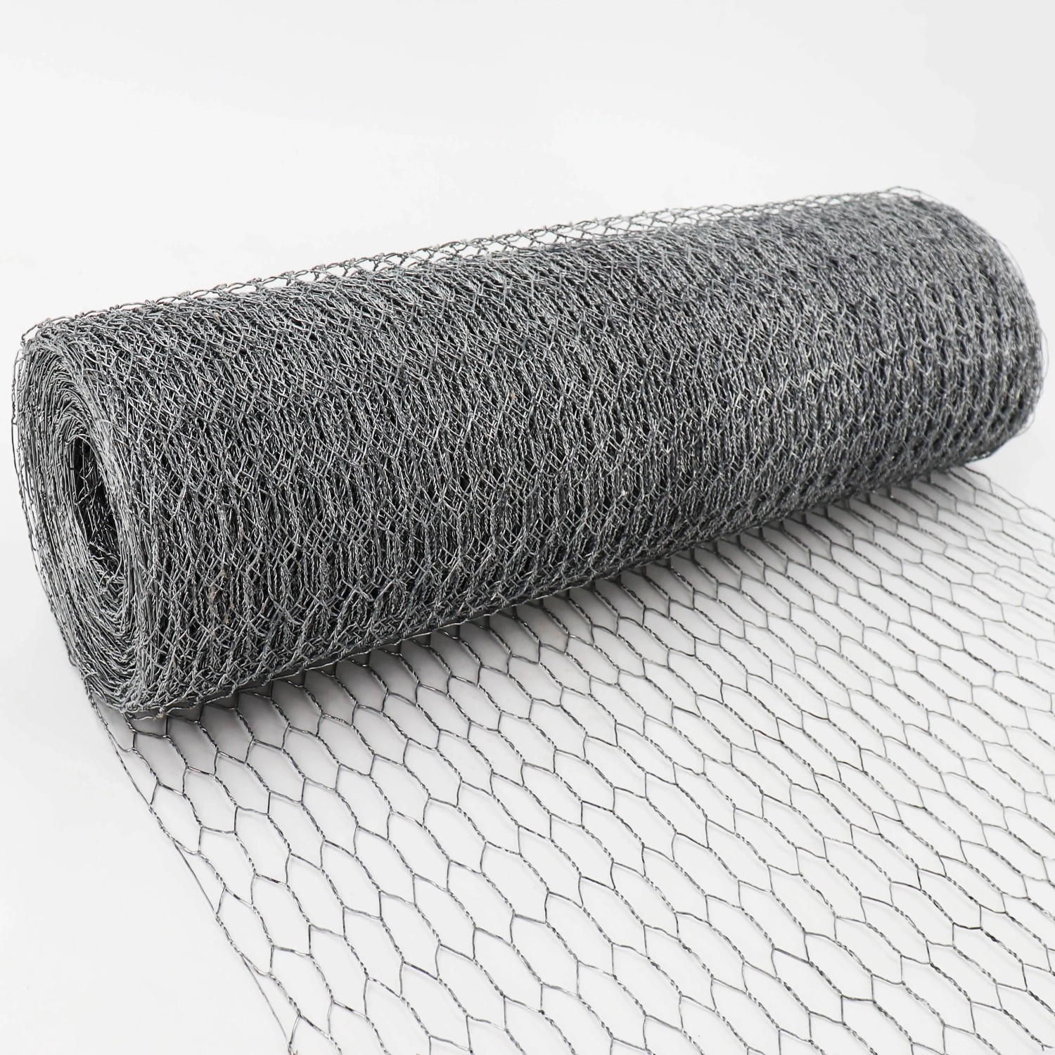 Aquagart Sechseckgeflecht, 50cm hoch, als Hühnerzaun oder Kaninchendraht auf Rolle.