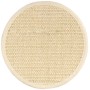 Beige Vesper Kratzmatte Ø 20cm als Ersatzteil für Kratzbäume.