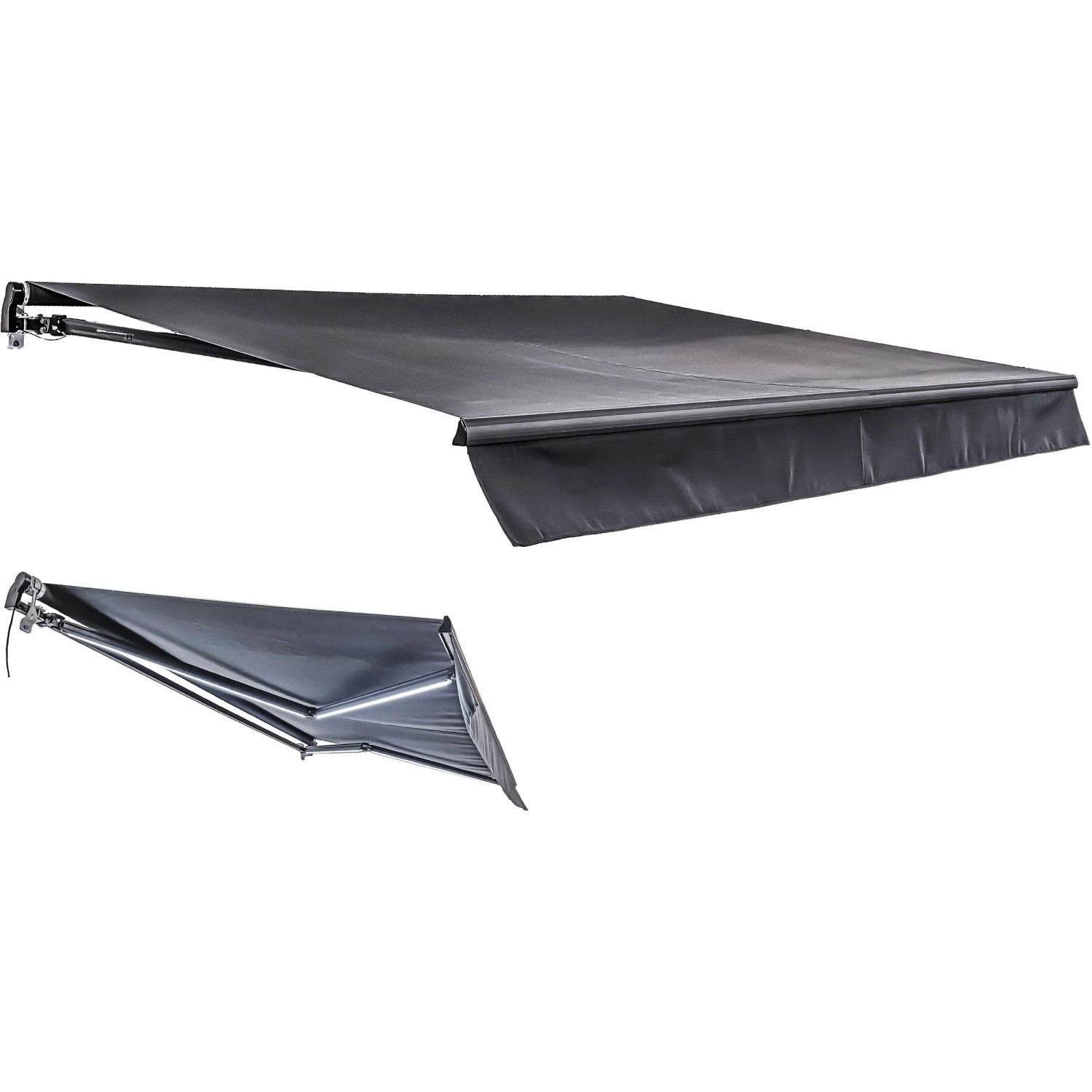 Garden Pleasure Gelenkarmmarkise Elektrisch 20 cm x 300 cm x 495 cm Anthrazit